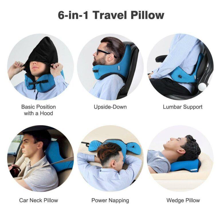 Airplane Travel Foldable Neck Support Pillow