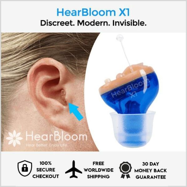 HearBloom X1™️ Official Retailer  – Invisible Hearing Device – Left Ear