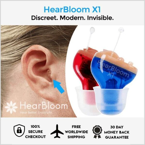 HearBloom X1™️ Official Retailer  – Invisible Hearing Device – Left Ear