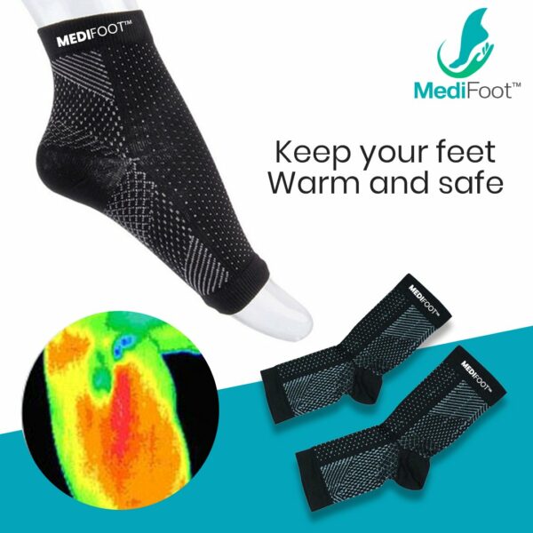 MediFoot™ Official Retailer – Copper Infused Magnetic Foot Support Compression