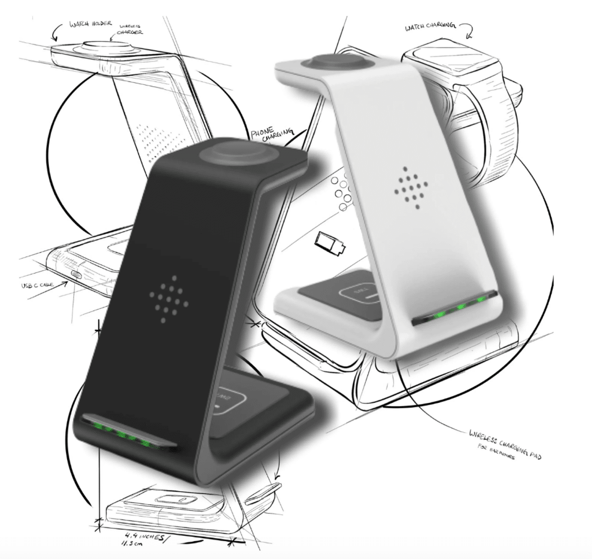 bolthome™ official retailer – ultimate 3 in 1 wireless charging station