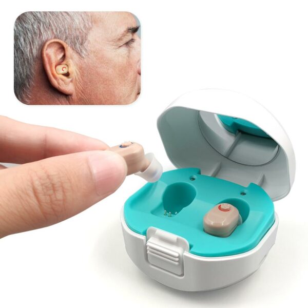 Mini 1 Pair USB Rechargeable Digital Invisible Hearing Aids NIO-05