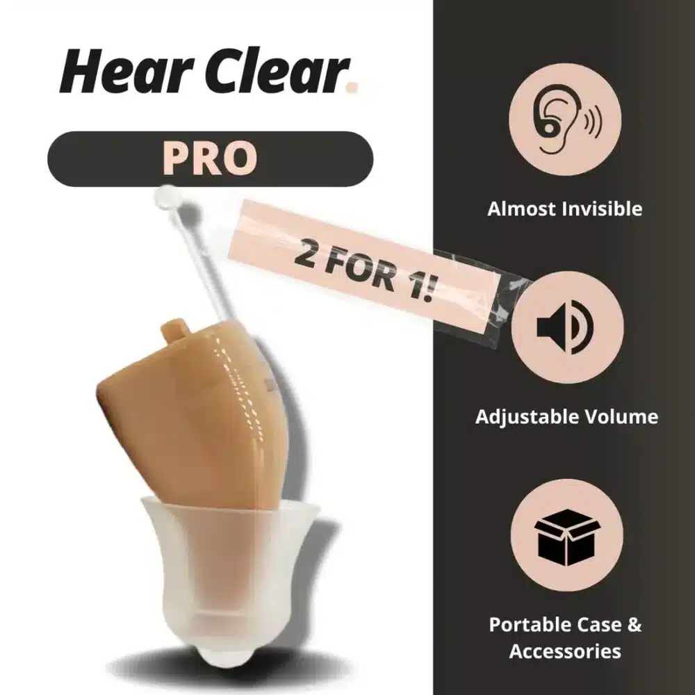 Hear Clear Pro Invisible (ITC) Hearing Aid - Official Retailer