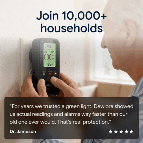Dewlora 4 In 1 CO Detector (Official Retailer) [year]