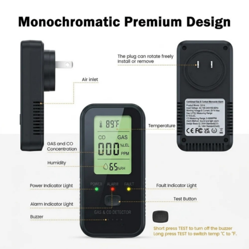 Dewlora 4 In 1 CO Detector (Official Retailer) [year]