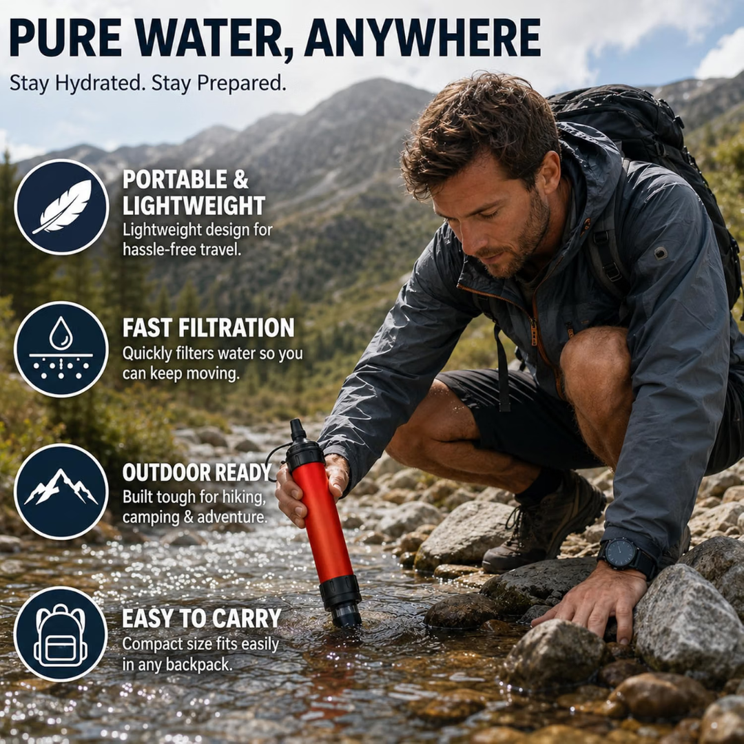 RAVIK Survival Straw (Upgraded Version) - Official Retailer