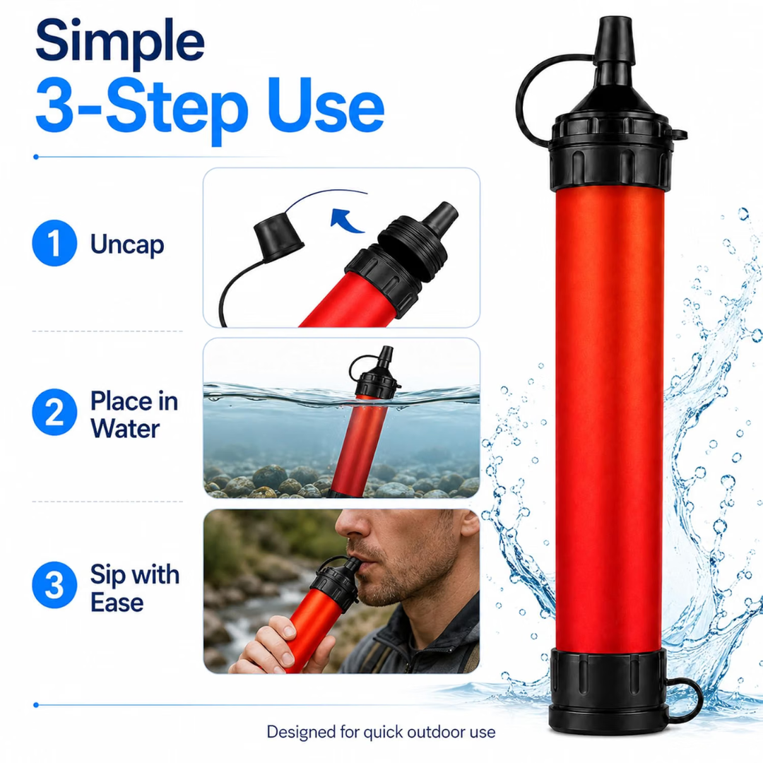 RAVIK Survival Straw (Upgraded Version) - Official Retailer